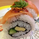 かっぱ寿司 - サーモン
            ねぎラー油ロール