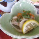 魚処　わき - ３つ目はイワシの酢漬けです。 