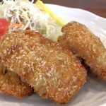 藤矢 - 牡蠣フライ定食の牡蠣フライ