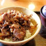 おかげ横丁 豚捨 - 牛丼