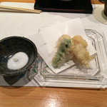 Sushi Dining 旬魚 - ふぐ白子天婦羅