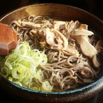 そば処 ひろ - 肉そば冷680大盛100円増／28年1月