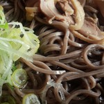そば処 ひろ - 肉そば冷680大盛100円増／28年1月