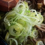 そば処 ひろ - 肉そば冷680大盛100円増／28年1月