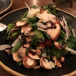 organ - 2015.12.15　いんげんとマッシュルーム、自家製セミドライトマトのサラダ