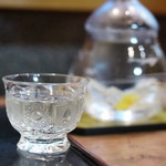 大海寿司 - お酒のグラス