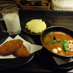 アジアンバー・ラマイ - スープカレー・フィッシュフライ、レギュラー、ライスＭ（約300g）、ココラマイ