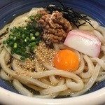 手打うどん すみた - ★8　月見なっとうぶっかけ（冷）