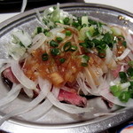 元祖立ち飲み屋 - 牛のたたき￥280円