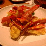 北の味紀行と地酒 北海道 - たらば蟹の天ぷら