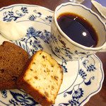 丸美珈琲店 - ケーキセット01_丸美珈琲