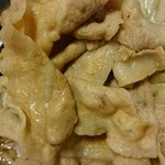 麺屋 団長 - 男の根性黒醤油:麺大野菜大肉１０枚♪