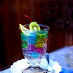 喫茶 ソワレ - 2度目のゼリーポンチ。相変わらずの美しさ♪