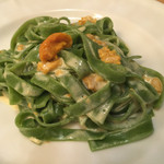 kitchen 伊志川 - ホウレン草の雲丹フェットチーネ