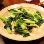 蓮香 - 青菜の発酵おから炒め