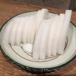 柳家 - 口直しの真っ白な大根