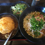 中華屋 龍 - ラーメンセット(天津飯)