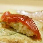 うを徳 - 2016.1 伊根本マグロ赤身（握り）