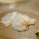 うを徳 - 2016.1 明石星鰈 お造りエンガワ付き