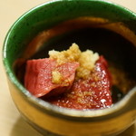 うを徳 - 2016.1 モウカザメ肝刺し