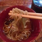 手打蕎麦 じゆうさん - にしん蕎麦リフト。