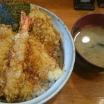 てん天 - 天丼と味噌汁