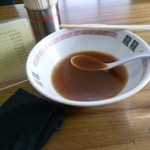 みやご食堂 - 健康のためにスープは残しました。