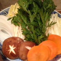 豚捨 KITTE丸の内店 - しゃぶしゃぶ用の野菜