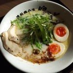 らーめん錦 - 2016/1 トロ玉らーめん塩￥９７２～