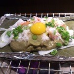 魚富 - カニ味噌炭焼き