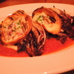 海鮮イタリアン食堂 Fish House MARIO Bocca 溝の口 - スカモルツァチーズとトレビスのオーブン焼き