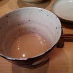 もりいろ - そば湯は、仕立てて、濃厚。