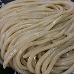 中華蕎麦 とみ田 - つけ麺の麺（西武池袋催事場にて）