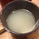 そば小屋 - 蕎麦湯