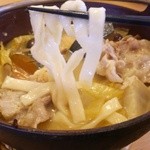 ほうとう蔵 歩成 - ほうとうは、モチモチ❤味噌との相性も抜群です(*￣∇￣)ノ