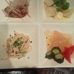 神楽坂芝蘭 - 先付セット　2015年　12月