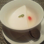 神楽坂芝蘭 - デザート　杏仁豆腐