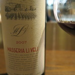 オステリア・オリエーラ - 28年1月　MLV MASSERIA LI VELI 2007