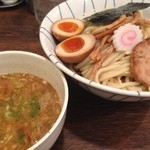 麺恋処 き楽 - つけめん+味玉 ¥740+100