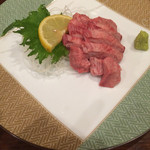 牛たん料理 閣 - 牛タンの刺身