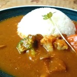 味珈豆結 - ロッジカレー♪美味しくて、あっという間に飲みましたd(￣ ￣)