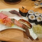 ささき - 寿司７貫プラスゴボウ巻き