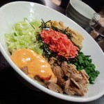 塩結び - 海老まぜそば780円／28年1月