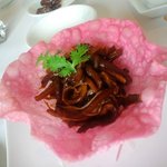 中国料理 皇苑 - 器も揚げてある・・