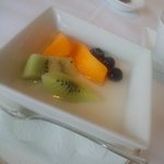 中国料理 皇苑 - フルーツ杏仁豆腐