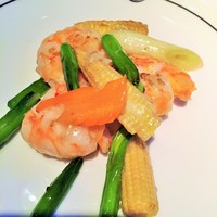 ヘイフンテラス - 海老と旬野菜の強火炒め