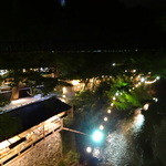 Momijiya - 1408_もみぢ家別館_吊り橋からの景色(夜)