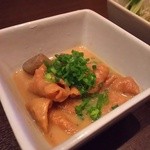 かしま - (2016.01)　鶏皮味噌煮込み