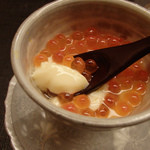 麻布十番 ふくだ - いくらの下の茶碗蒸しもふるんふるん