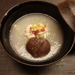 麻布十番 ふくだ - 鱈白子かぶらすりながし